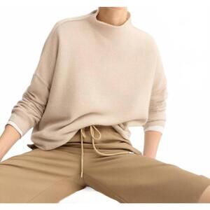 NEW ARLO MOTT penn roll neck top in beige
